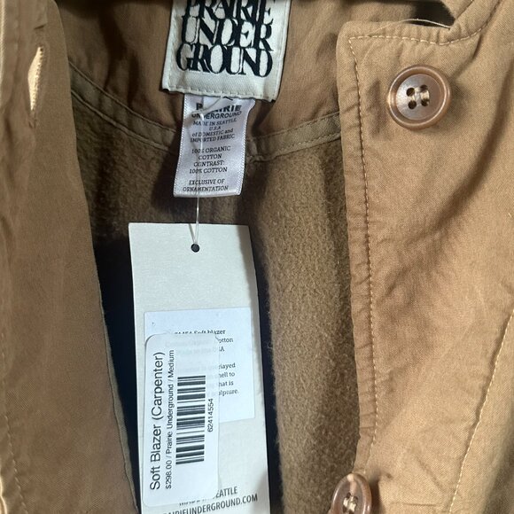 NWT - Prarie Underground Soft Blazer - Carpenter - Picture 4 of 4